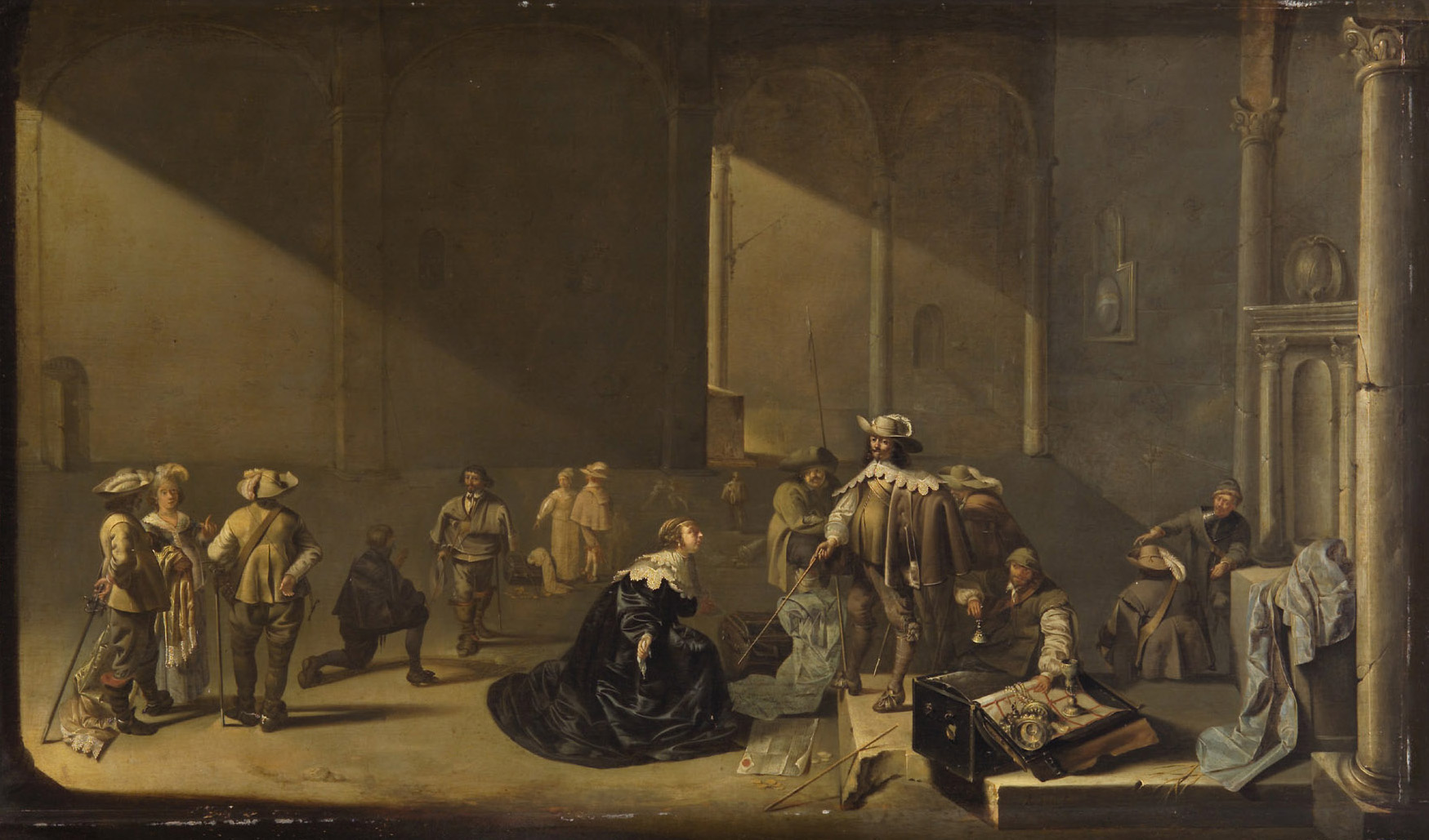 Plünderung, Jacob A. Duck, 1635-1638