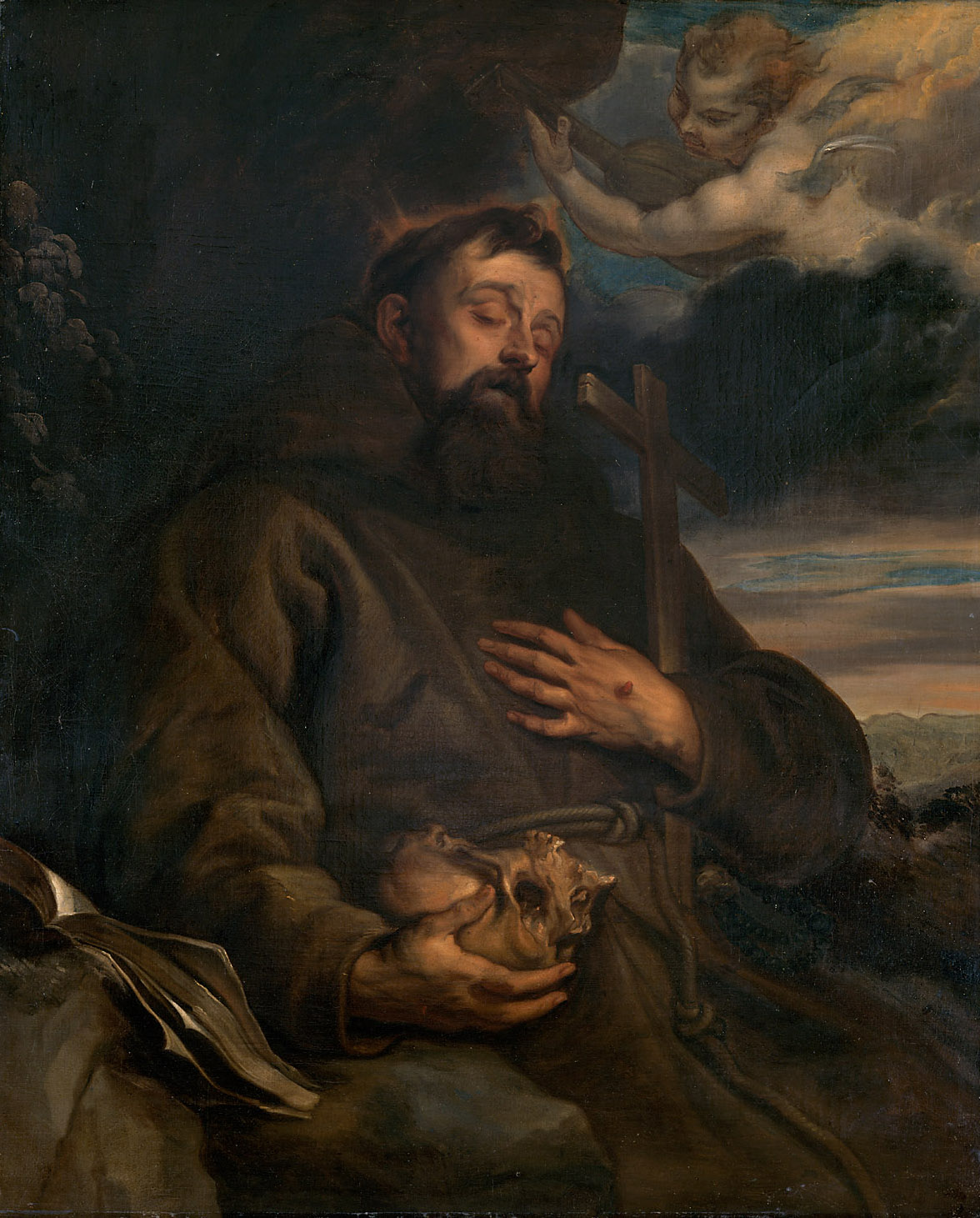 Hl. Franziskus in Ekstase, Anthonis van Dyck, 1630-1632