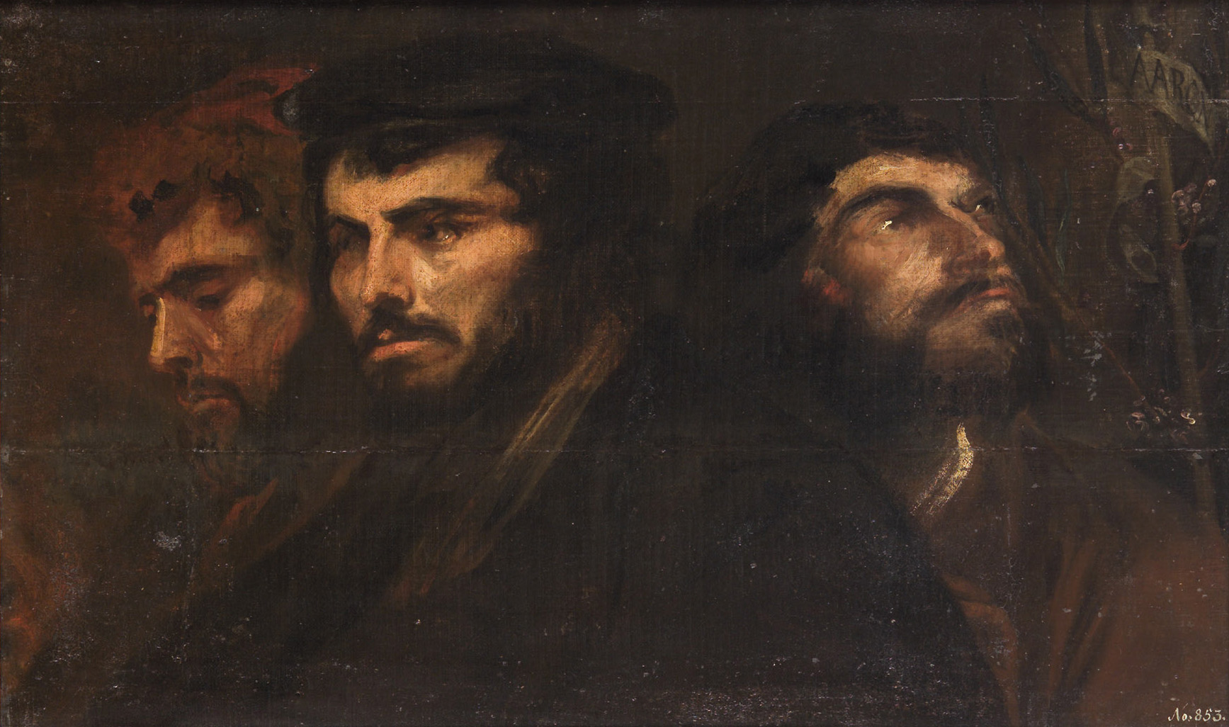Drei Kopfstudien, Anthonis van Dyck, 1622-1623
