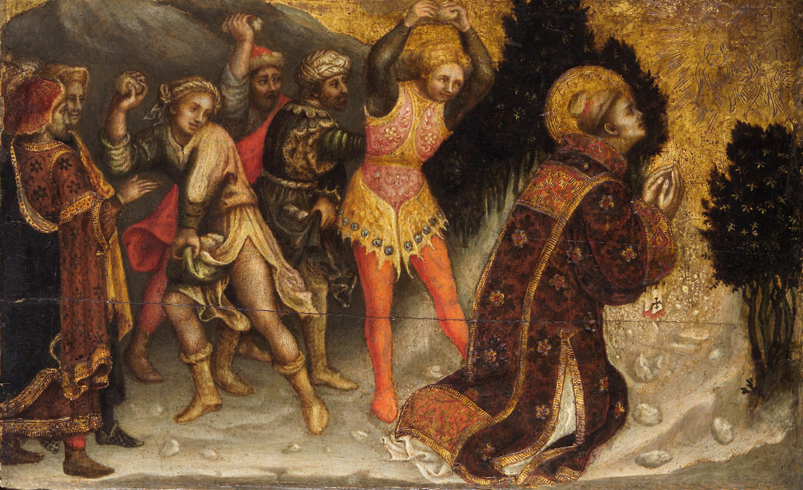 Steinigung des Hl. Stephanus, Gentile da Fabriano, 1426-1435