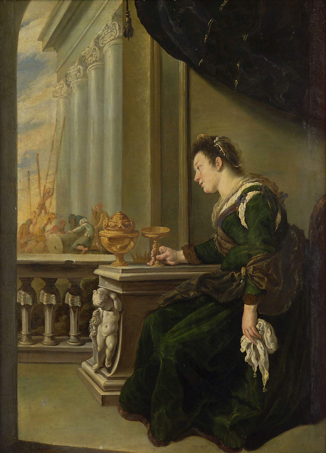 Artemisias Trauer um Mausolos, Domenico Fetti, 1600-1699