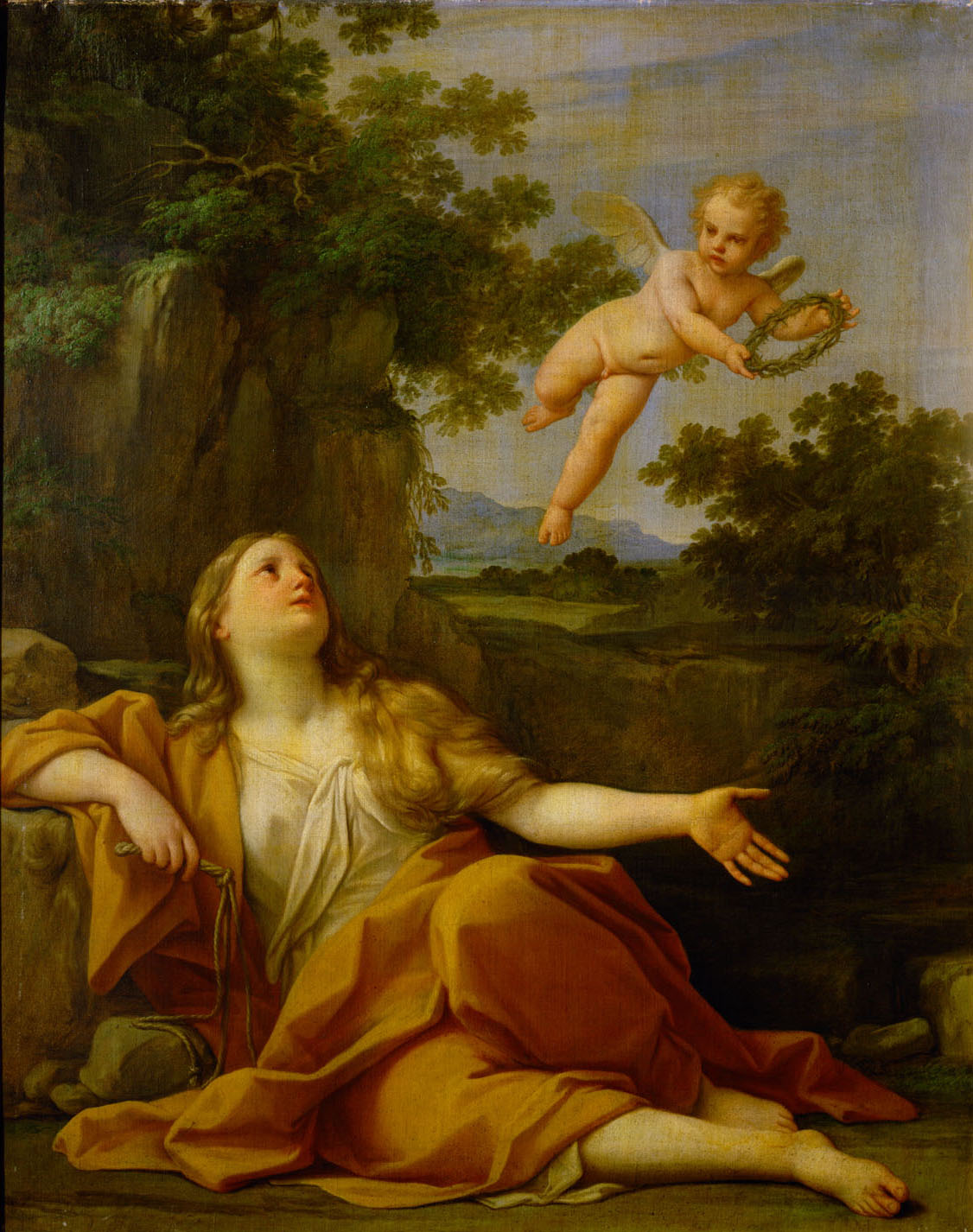 Büßende Maria Magdalena, Marcantonio Franceschini, 1700-1705