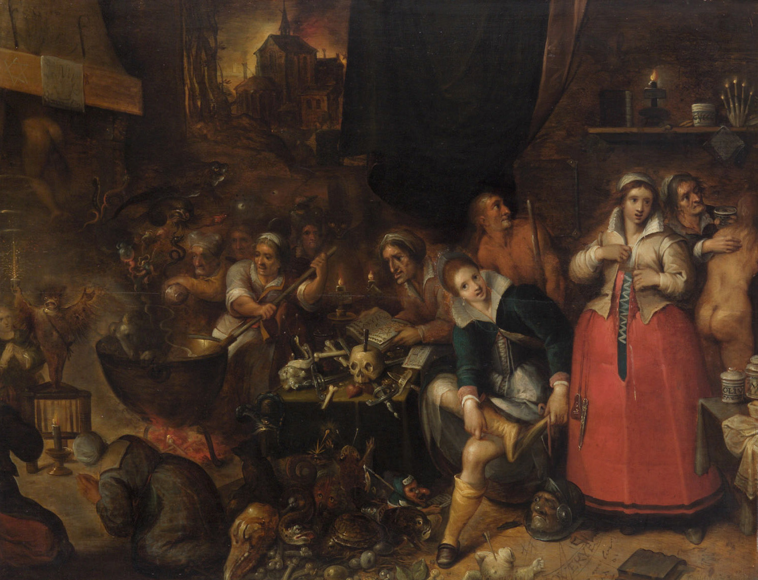 Hexenküche, Frans II. Francken, 1608-1612