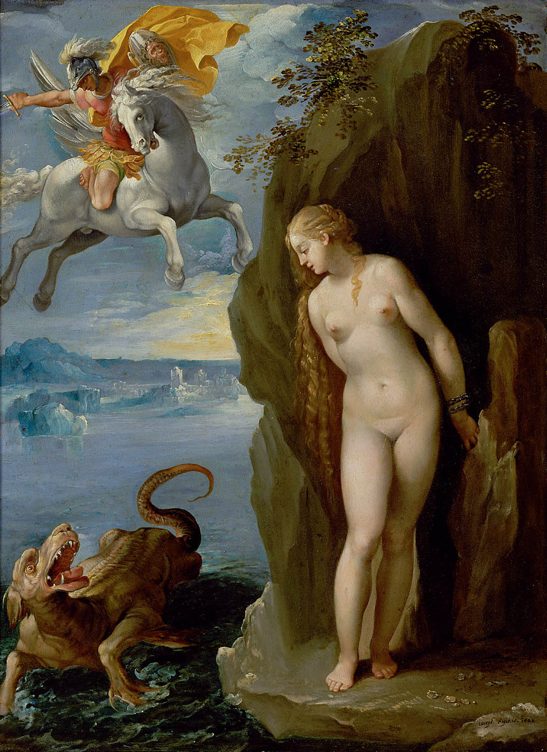 Perseus befreit Andromeda, Giuseppe Cesari, gen. Cavaliere d’ Arpino, 1602