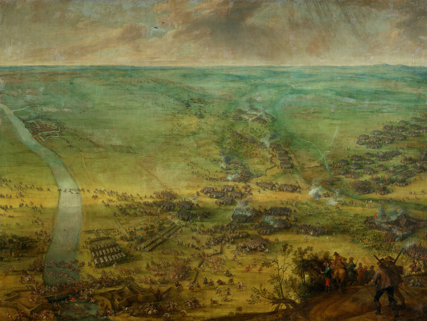 Entsatzschlacht bei Thionville. 1. Phase, 1639, Peeter Snayers, 1642