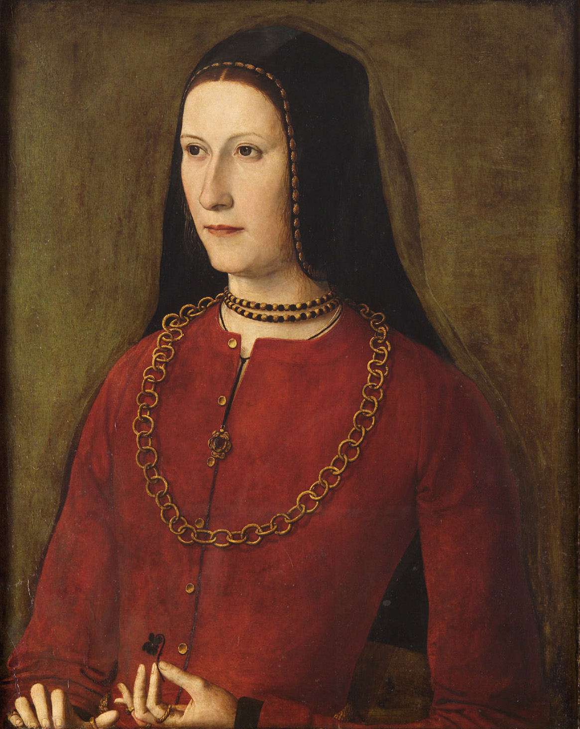 Bildnis einer vornehmen Dame, Französisch, 1485-1515