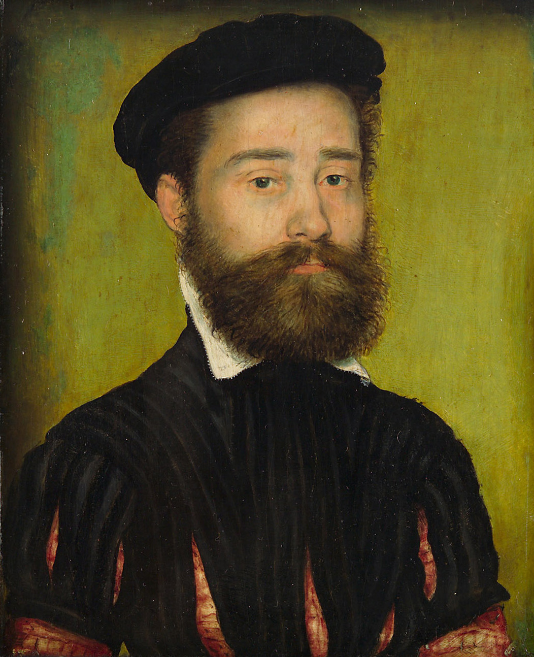 Bildnis eines bärtigen Mannes, Französisch, 1540-1560