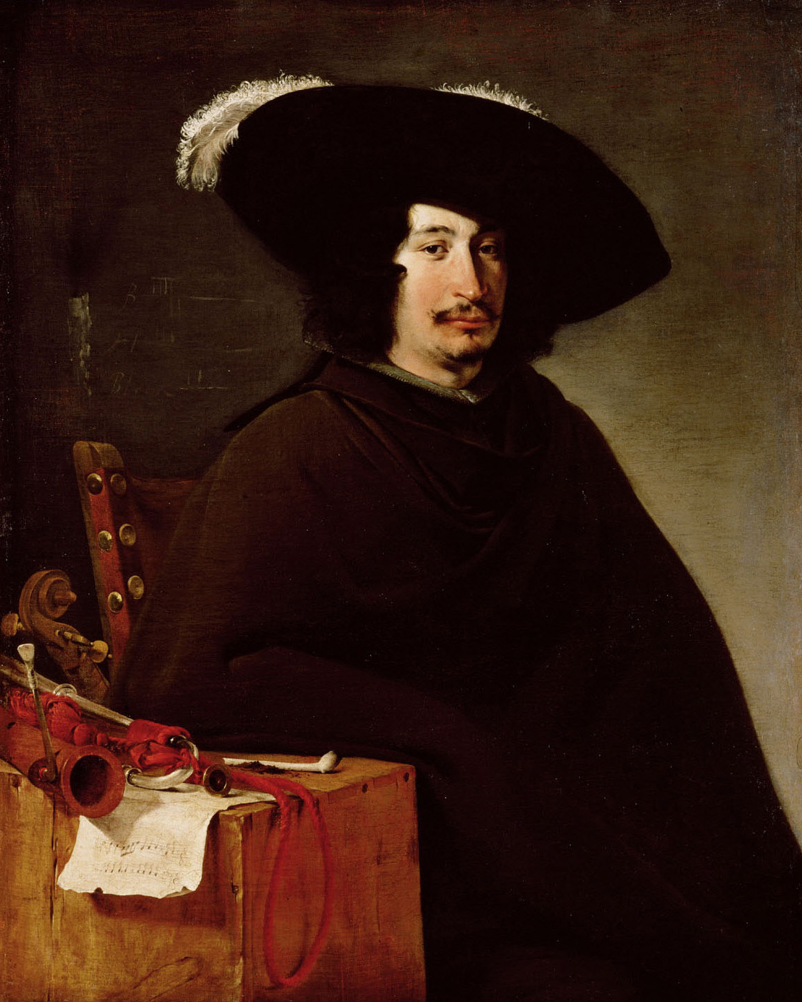 Bildnis eines Musikers, Französisch, 1640-1660
