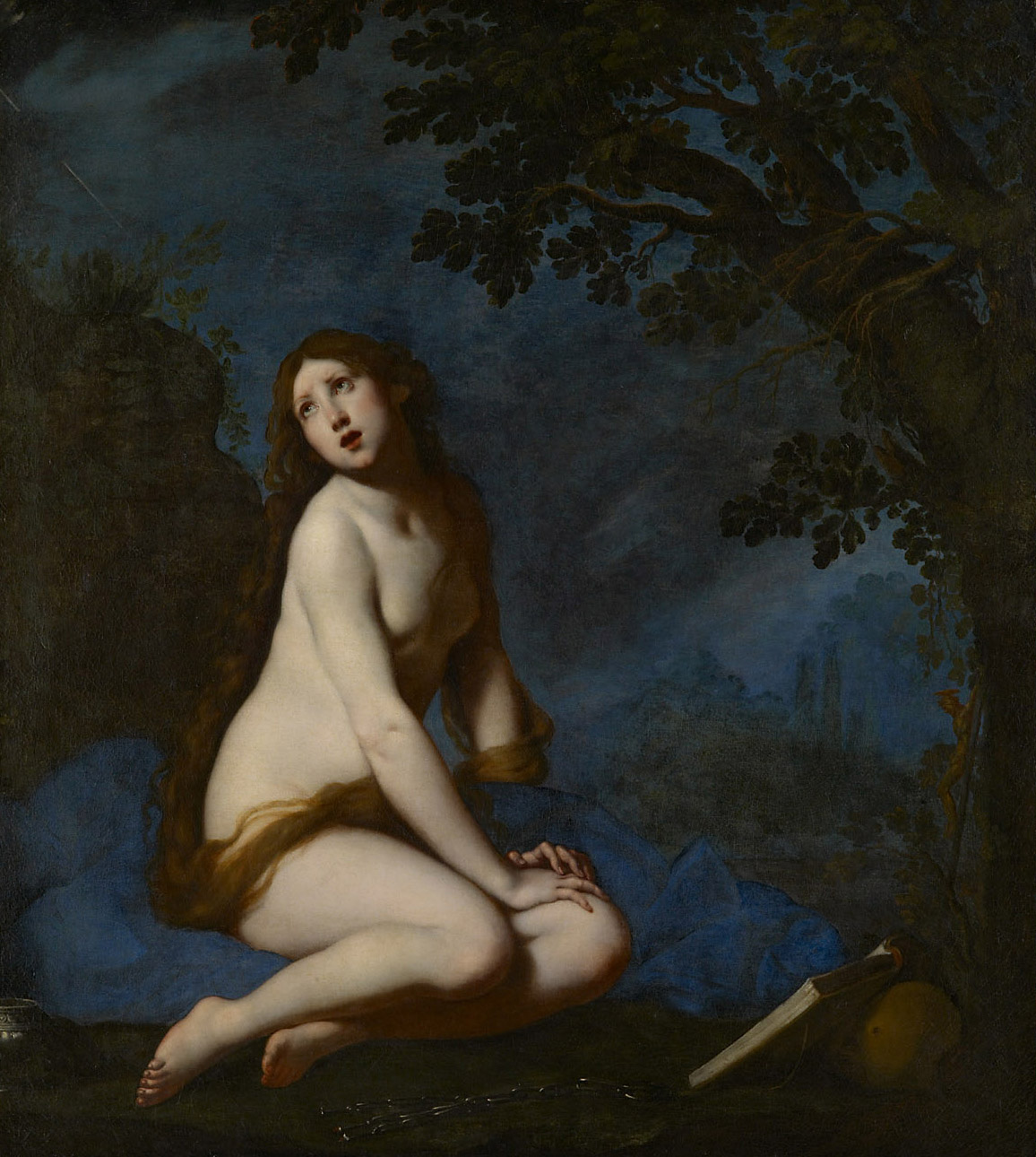 Büßende Maria Magdalena (Ganzfigur), Francesco Furini, 1632-1636