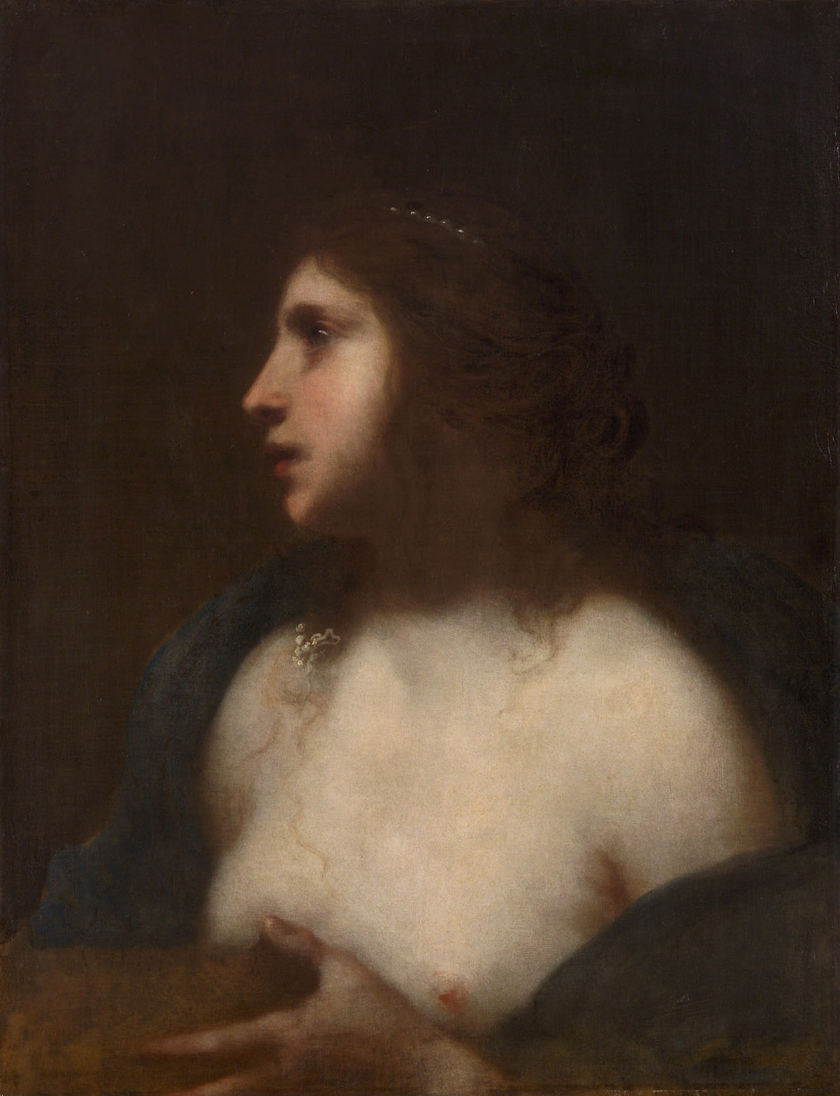 Büßende Maria Magdalena (?) (Halbfigur), Francesco Furini, 1603-1646