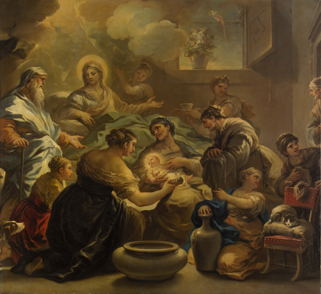 Geburt Mariae, Luca Giordano, 1694-1698
