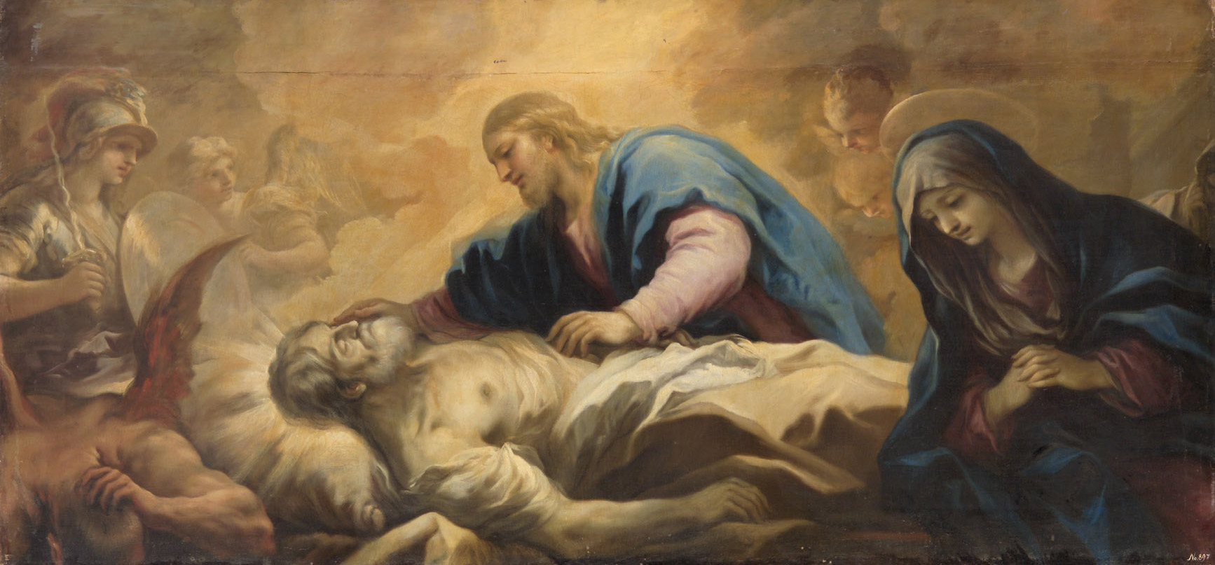 Tod des Hl. Joseph, Luca Giordano, 1694-1698