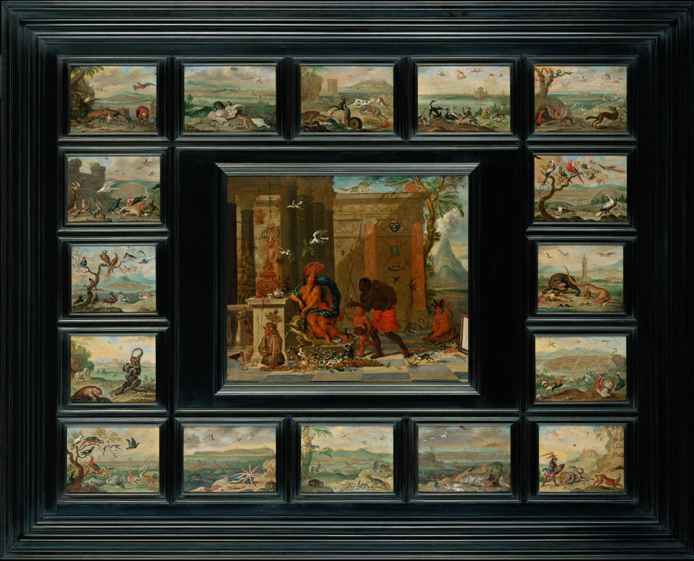Amerika und andere Ansichten, Ferdinand van Kessel, 1691