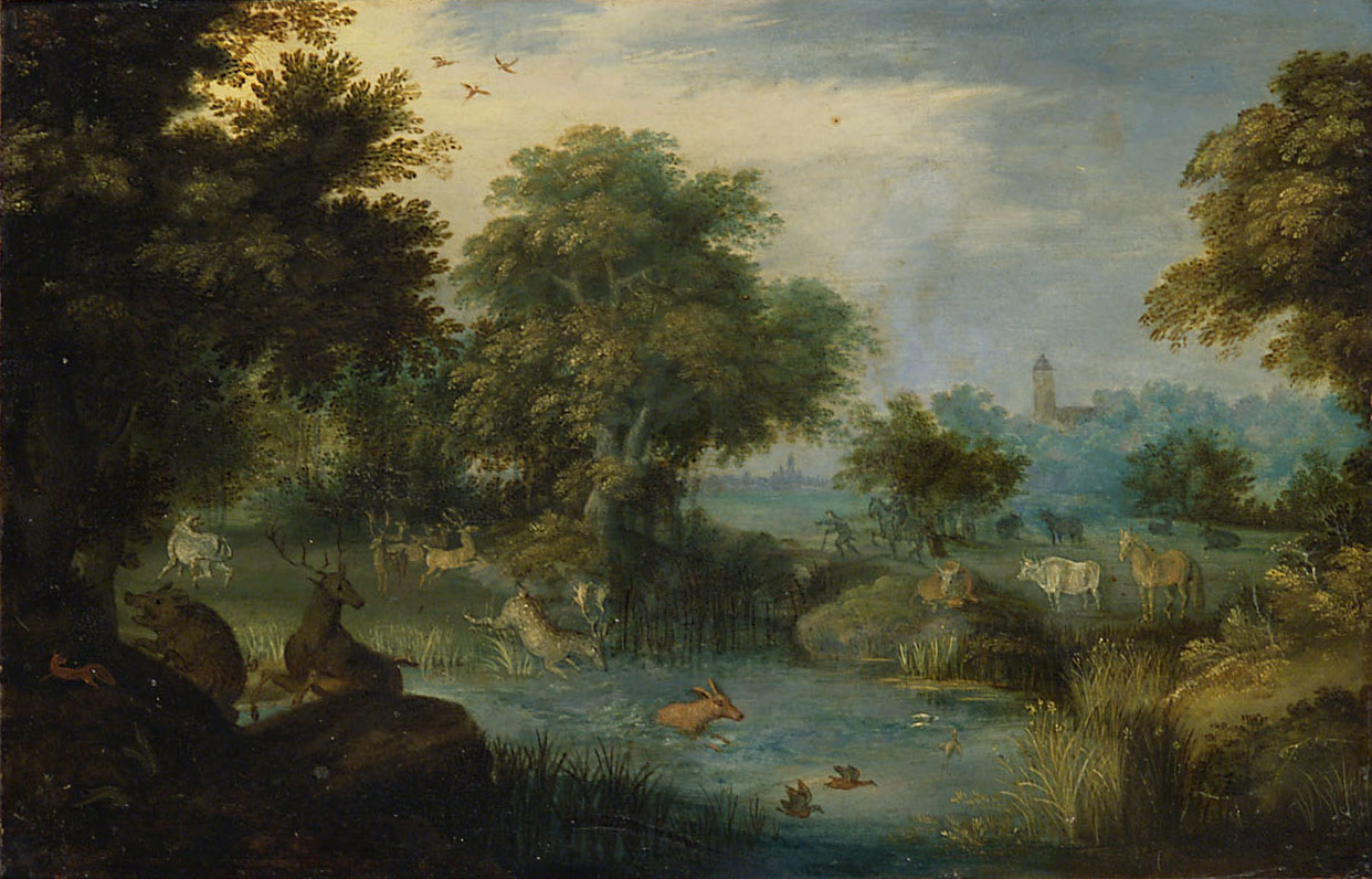Jagdszene, Abraham Govaerts, 1600-1630