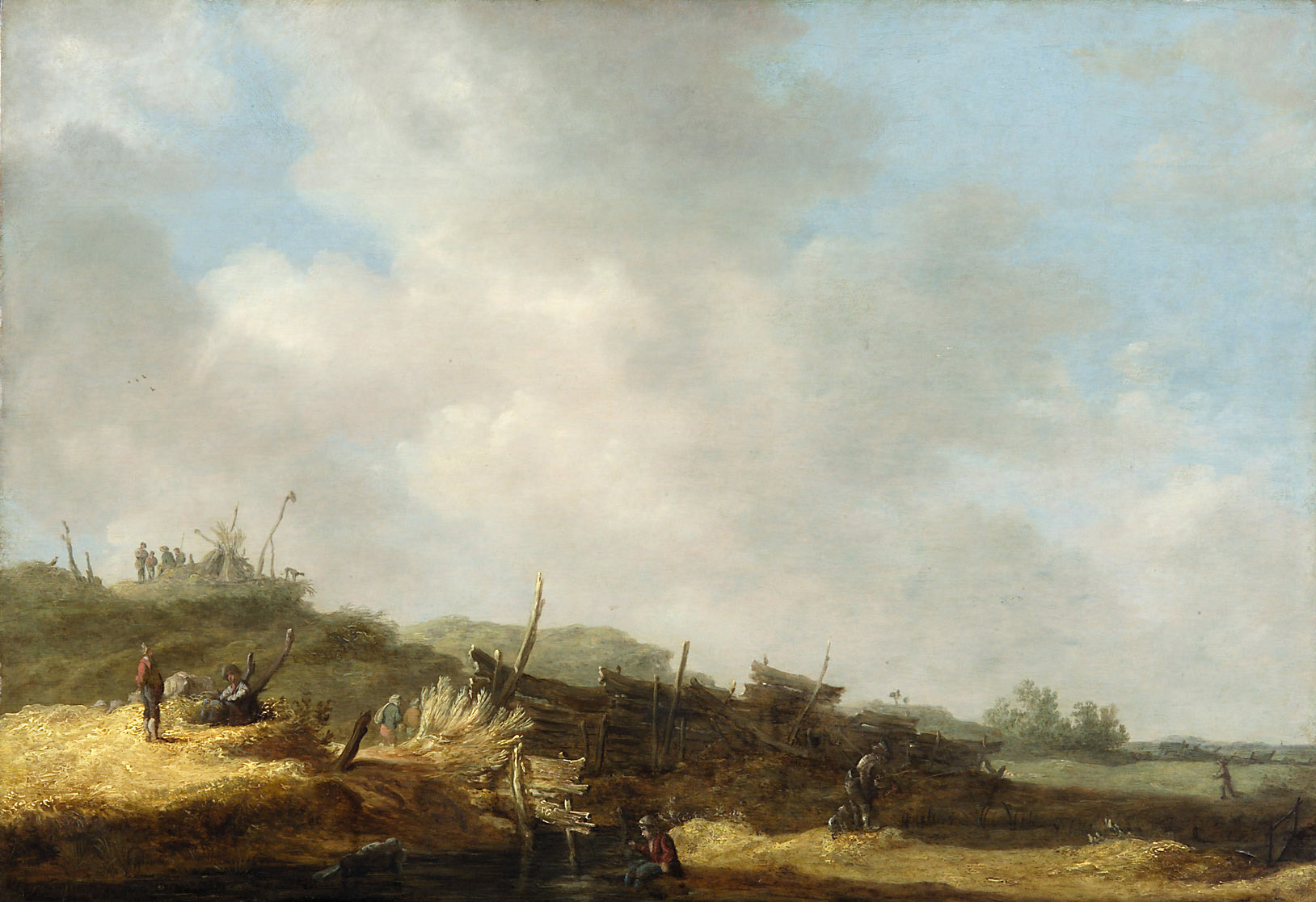Dünenlandschaft, Jan van Goyen, 1630-1635