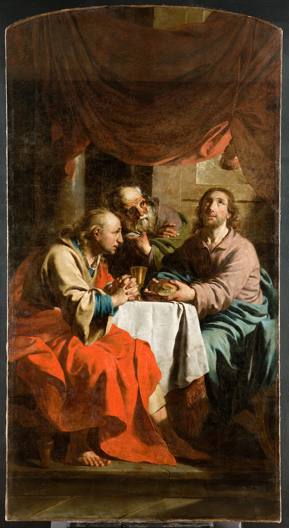 Jesus in Emmaus, Pierre Joseph Verhaghen, 1772