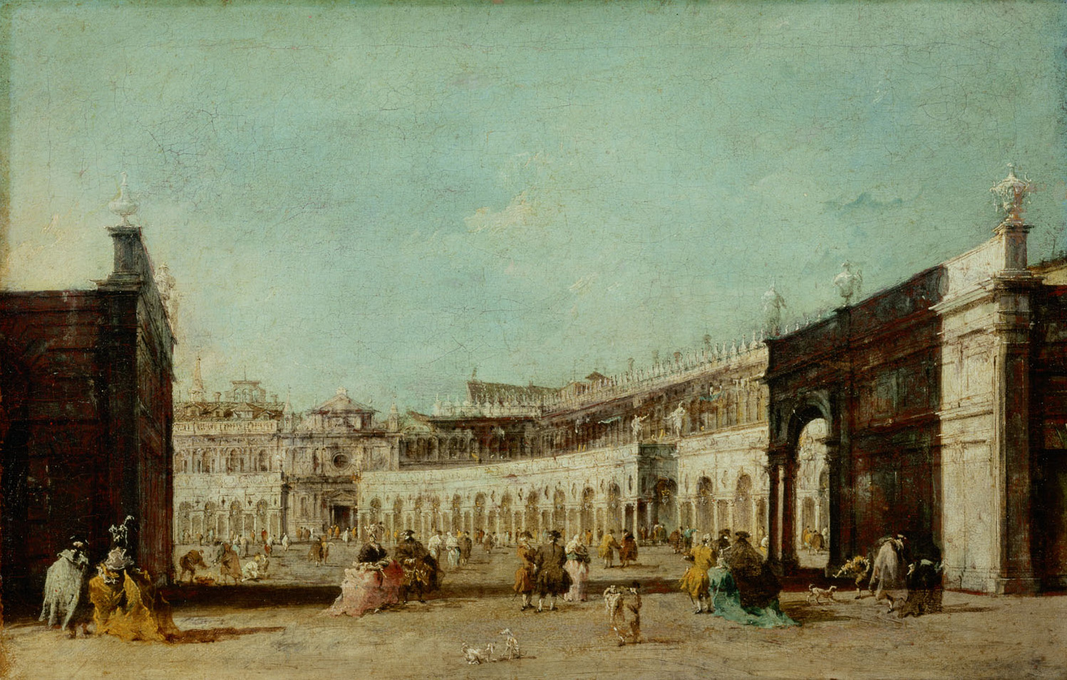 Markusplatz in Venedig, Francesco Guardi, 1777-1793