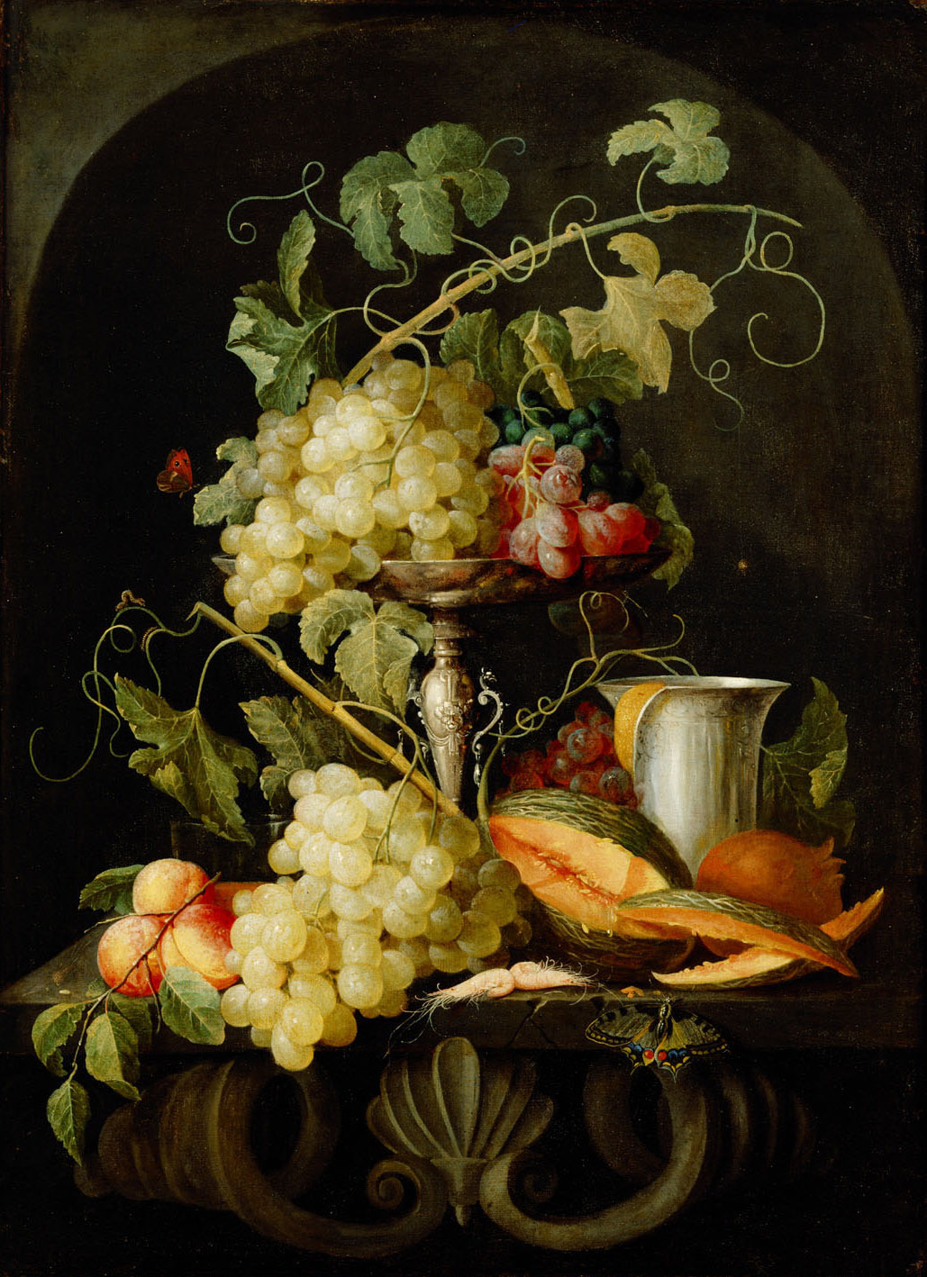 Stillleben mit Früchten, Joris van Son, 1650-1660
