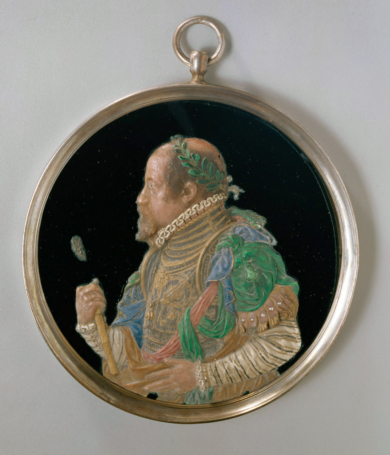 Porträtmedaillon Kaiser Maximilians II., Antonio Abondio, 1570-1575
