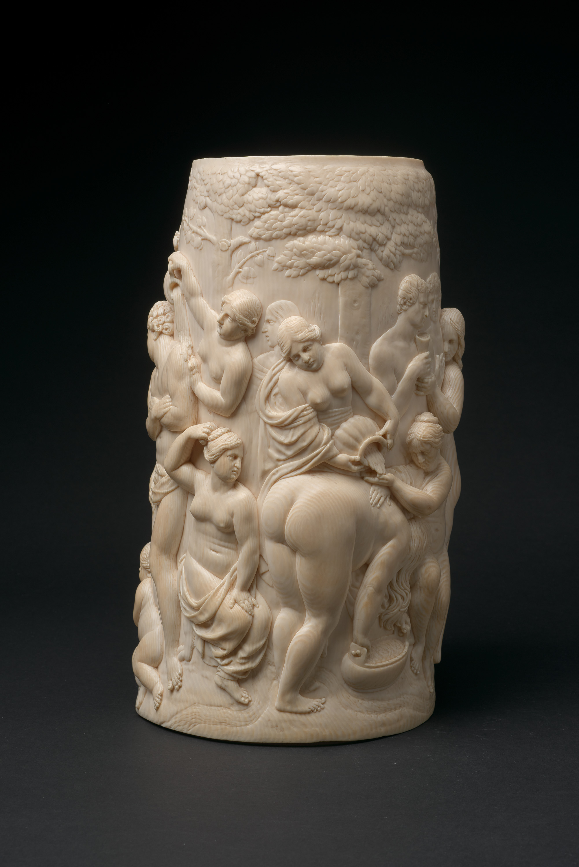 Humpenmantel mit Badeszenen, Leonhard Kern, 1640-1645