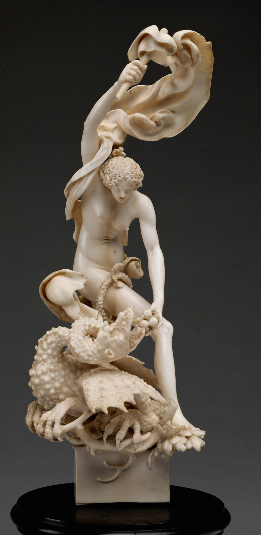 Hesperide, den Drachen Ladon fütternd, Furienmeister, 1600-1625