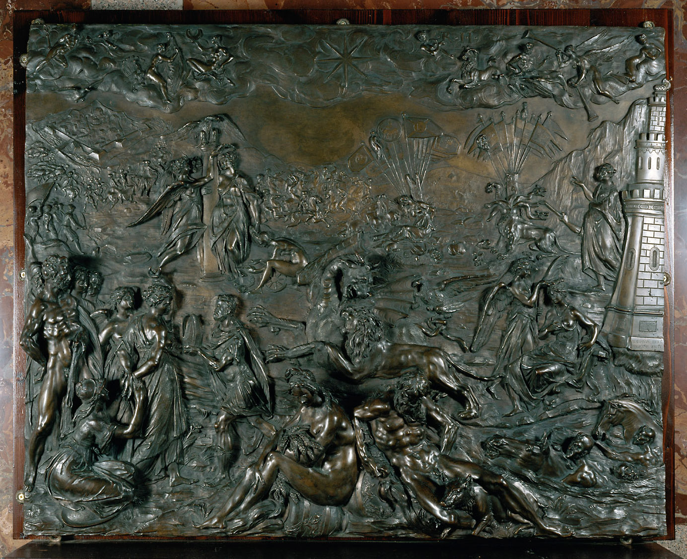 Allegorie auf den Türkenkrieg in Ungarn, Adriaen de Vries, 1603