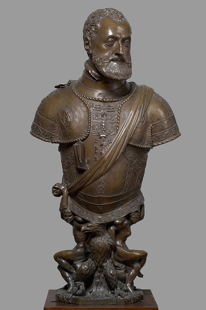 Büste Kaiser Karls V., Leone Leoni, 1555