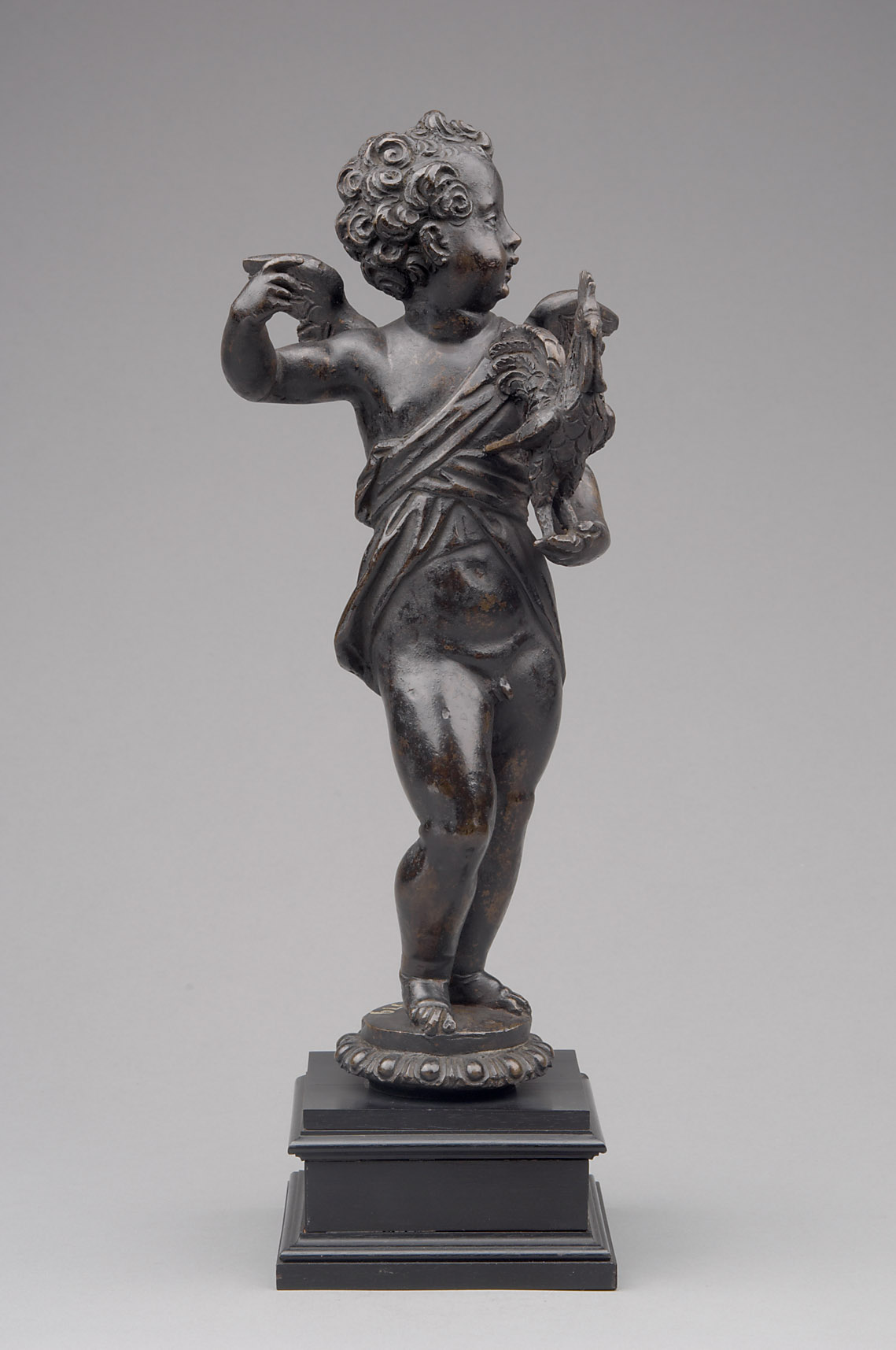 Putto mit Hahn (Allegorie der Wachsamkeit), Nicolo Roccatagliata, 1575-1585