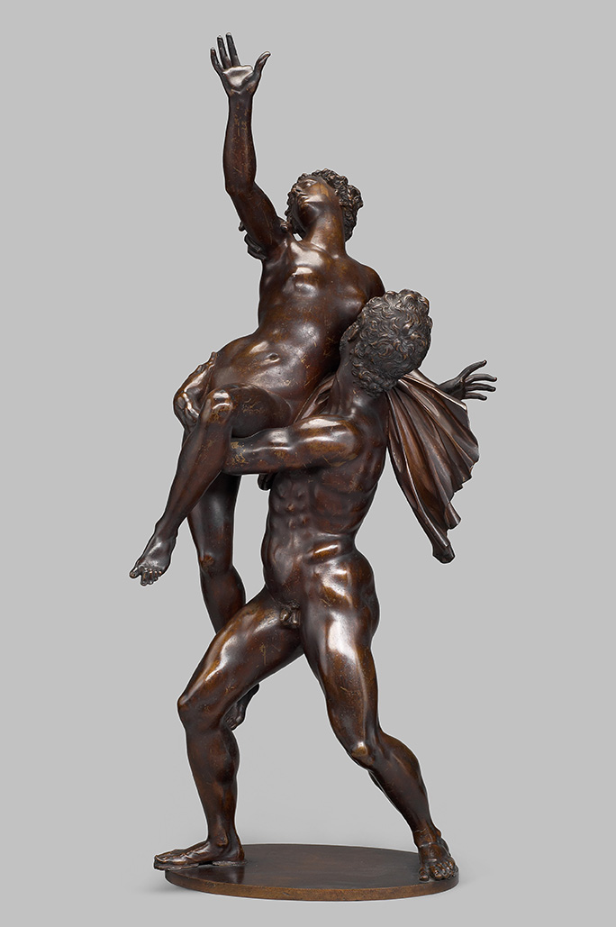 Zweifigurige Raptusgruppe, Antonio Susini, 1580
