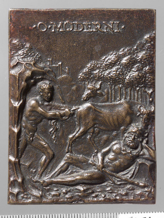 Cacus stiehlt die Rinder des Herkules, Moderno, 1485-1495