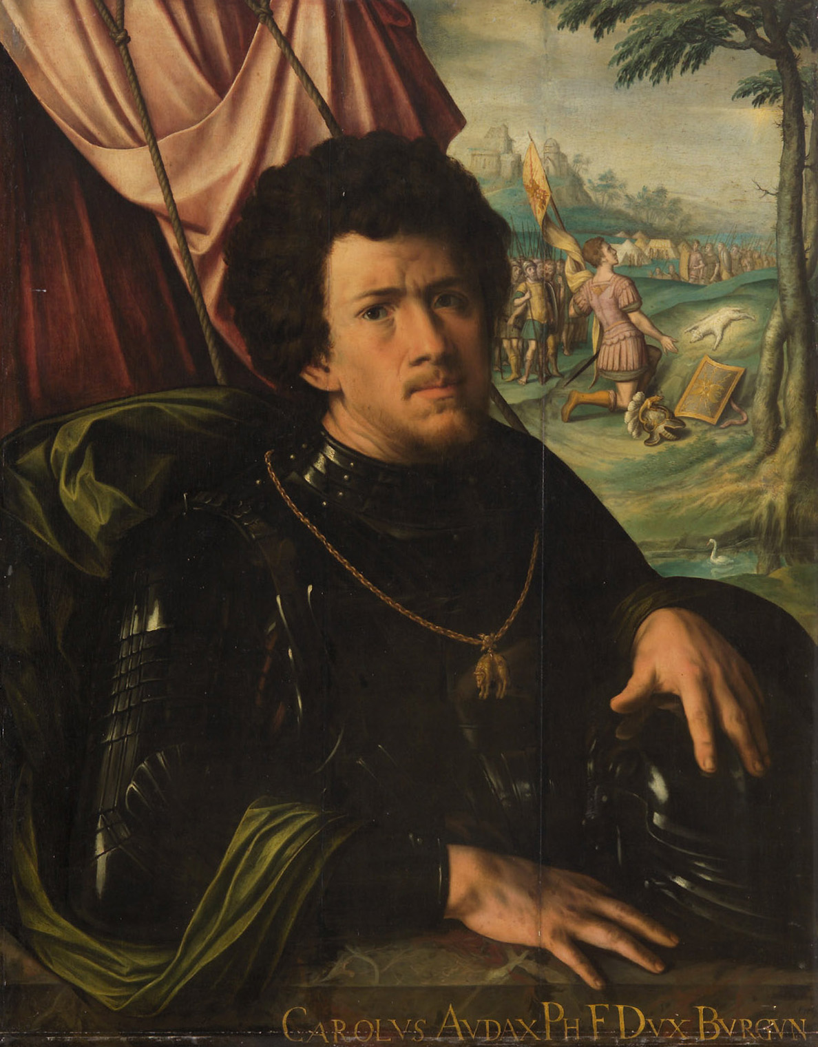 Idealbildnis Karls "des Kühnen", Jan Sanders van Hemessen, 1535-1565