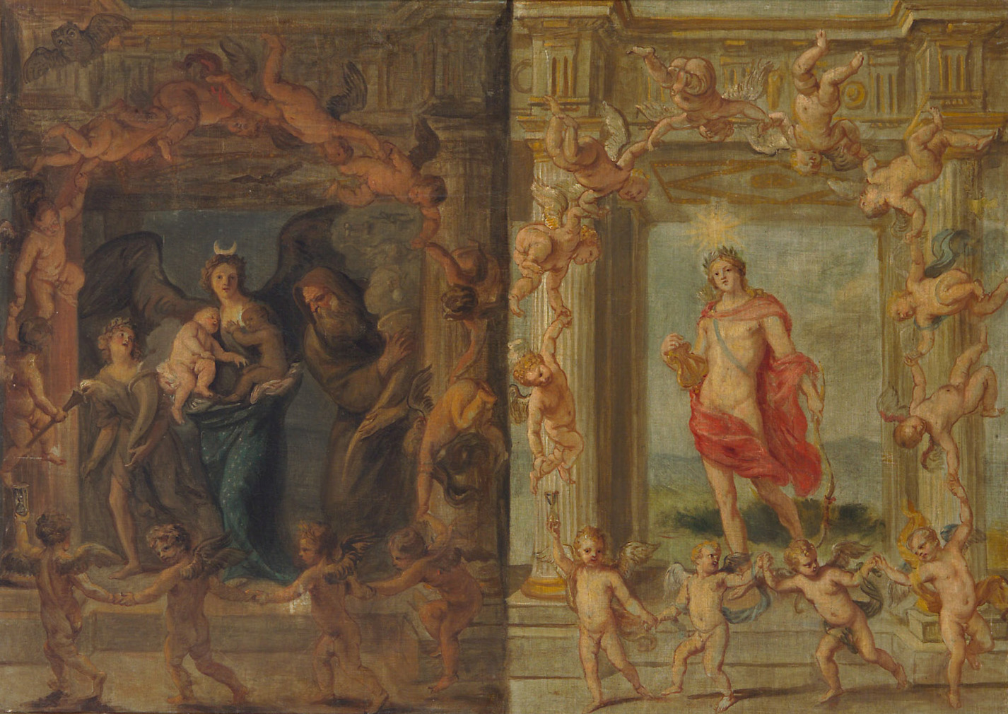 Tag und Nacht, Jan van den Hoecke, 1640-1649
