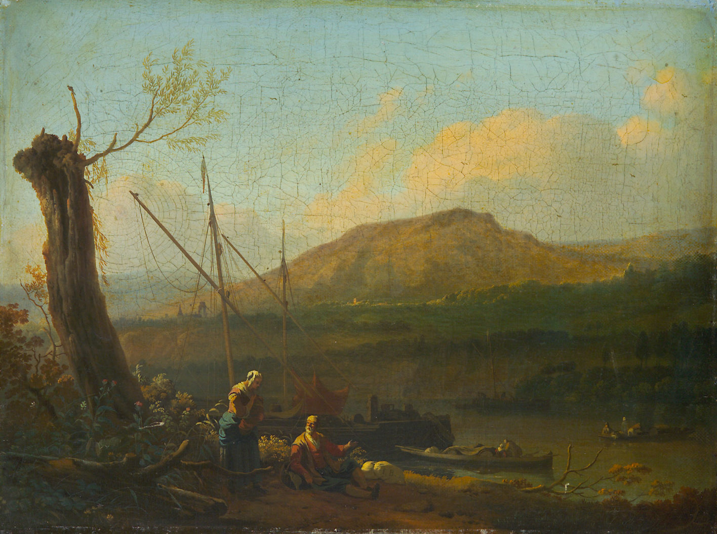 Flußlandschaft, Ludolf Backhuizen, 1650-1700
