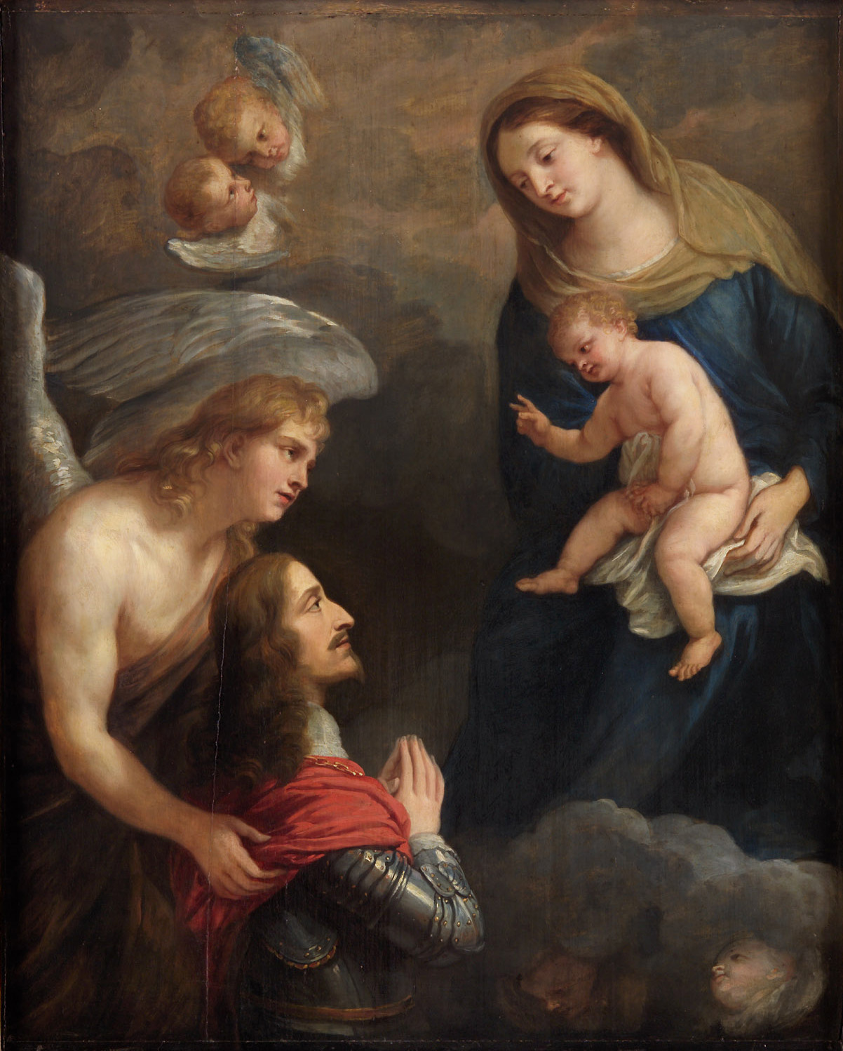 Erzherzog Leopold Wilhelm im Gebet vor der Madonna, Jan van den Hoecke, 1645-1655