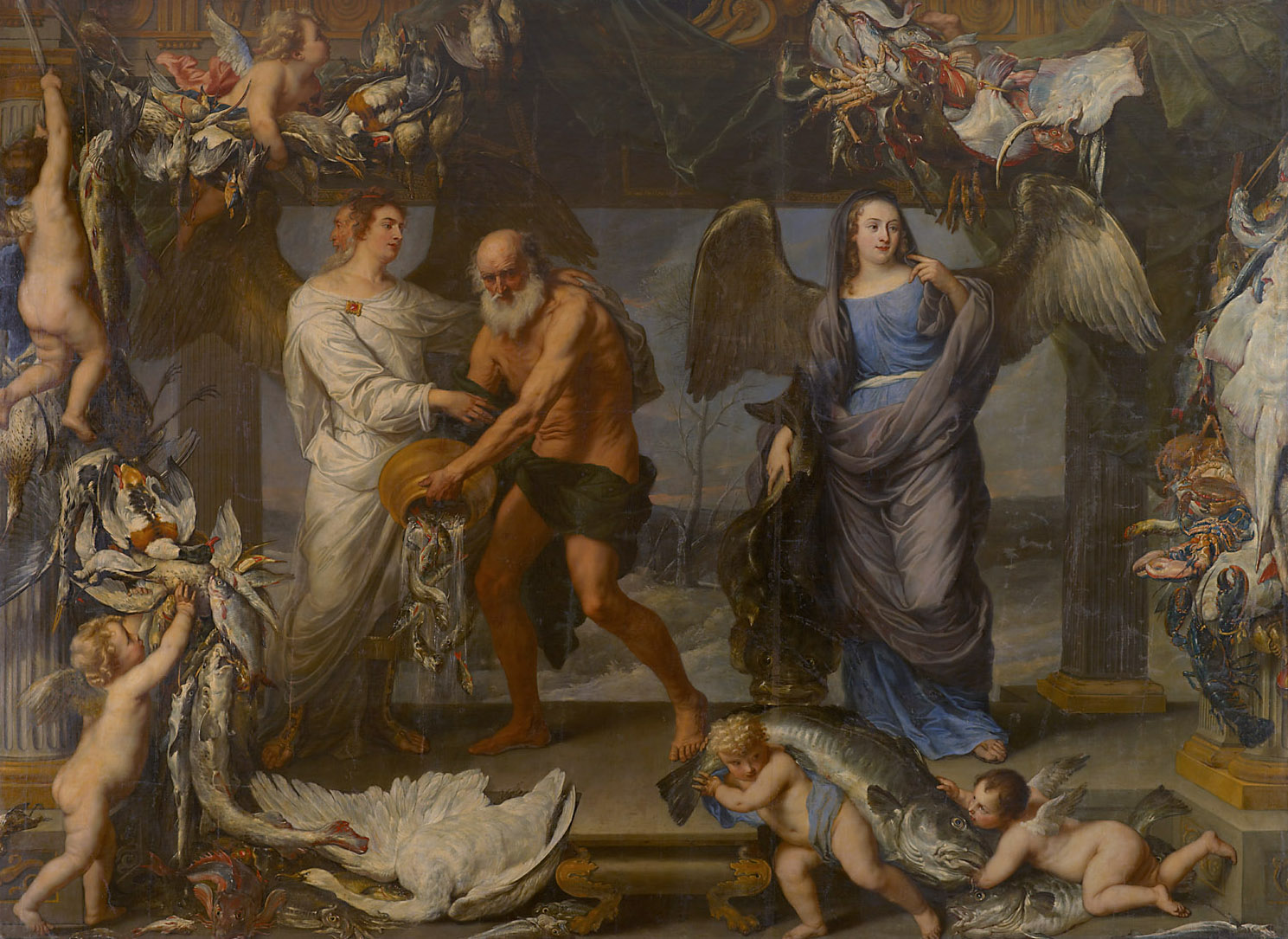 Jänner und Februar, Jan van den Hoecke, 1645-1655