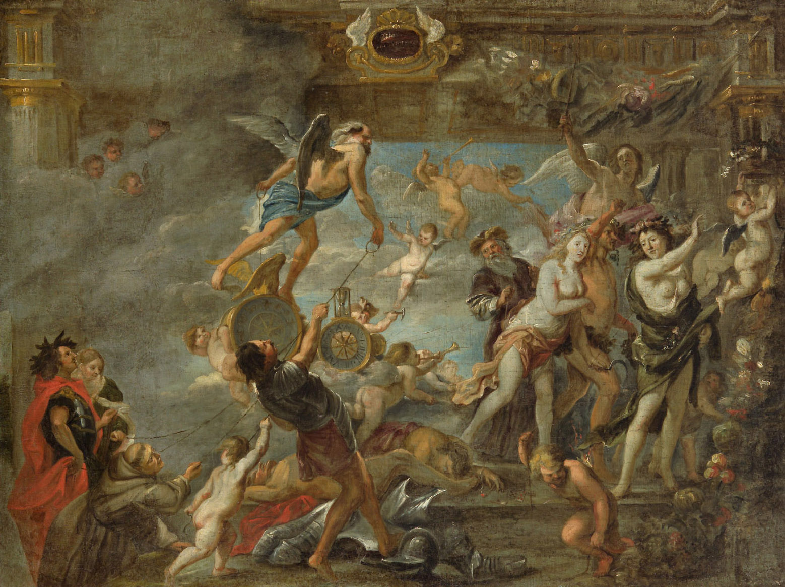 Triumph der Zeit, Jan van den Hoecke, 1611-1651