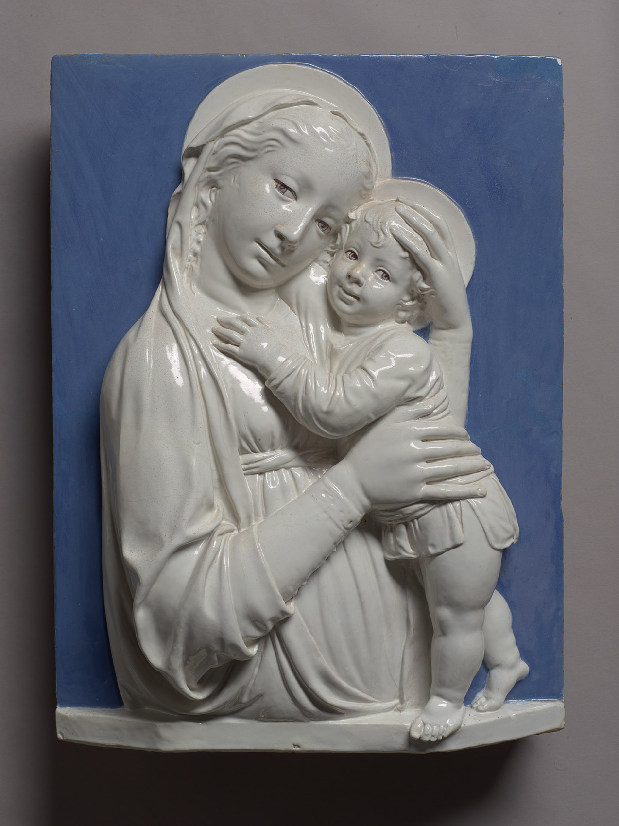 Madonna mit dem Kinde, Luca della Robbia, 1450-1475