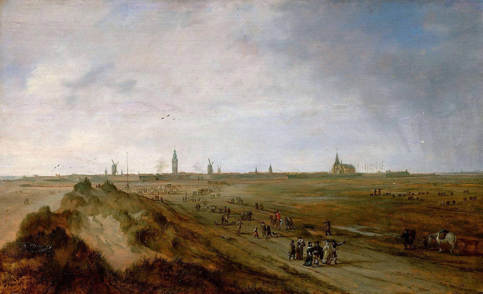 Ansicht von Ostende, Robert van den Hoecke, 1635-1668