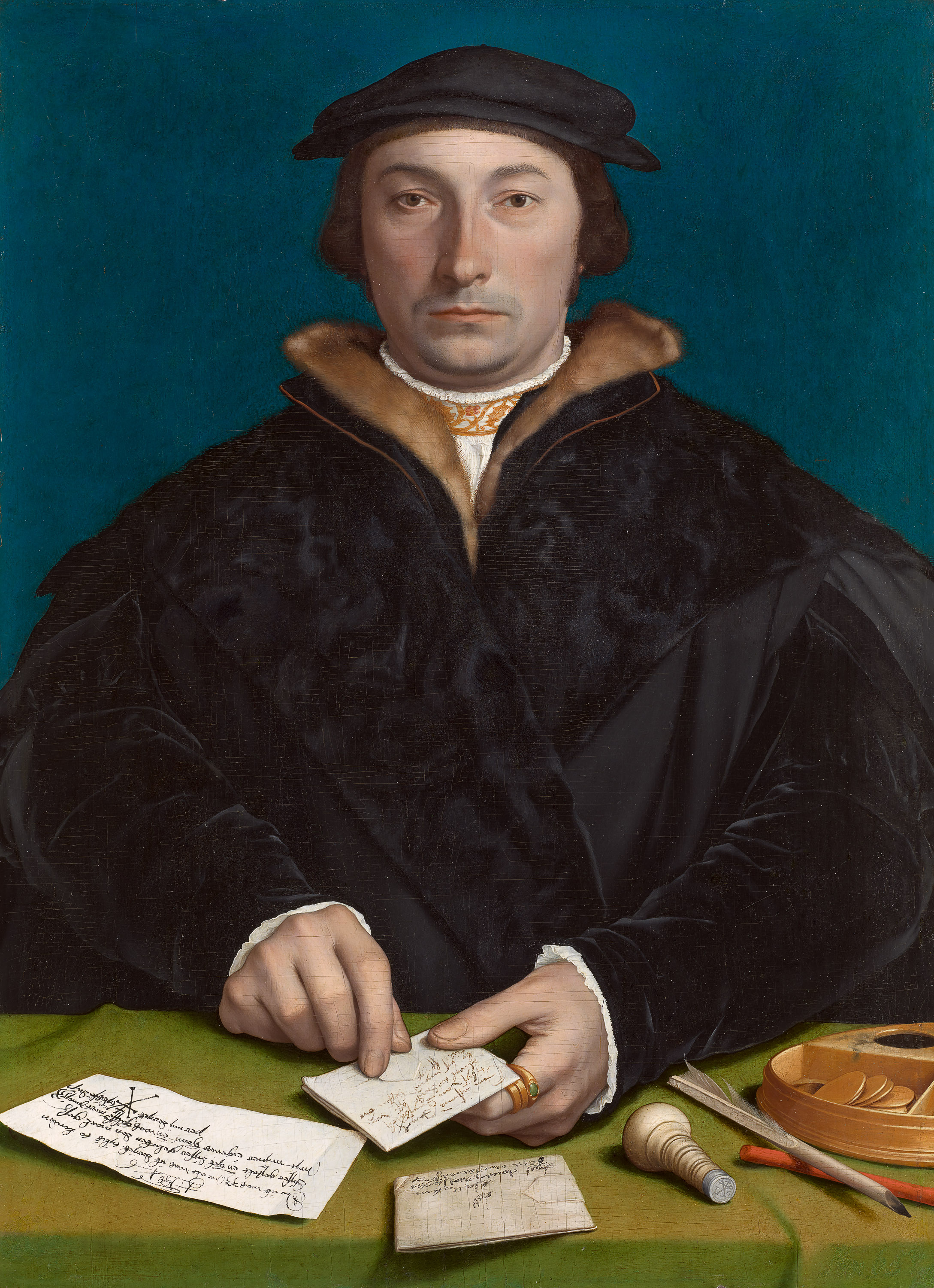 Der Duisburger Kaufmann Dirck Tybis, Hans Holbein d. J., 1533