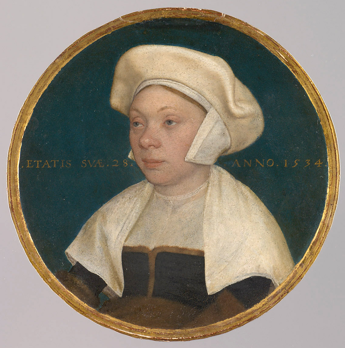 Die Frau eines Hofbediensteten König Heinrichs VIII., Hans Holbein d. J., 1534