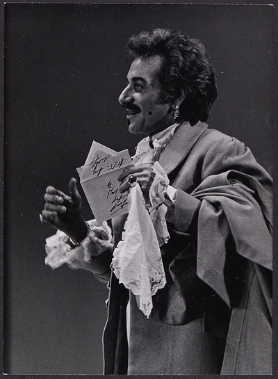 Theatermuseum Rollenporträt Nicola Filippelli