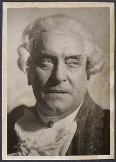 Theatermuseum Rollenporträt Franz Höbling