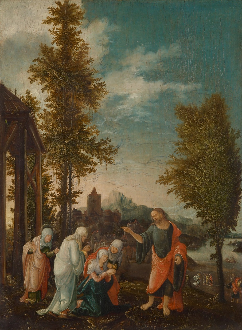 Abschied Christi von den Frauen, Wolfgang Huber, 1519