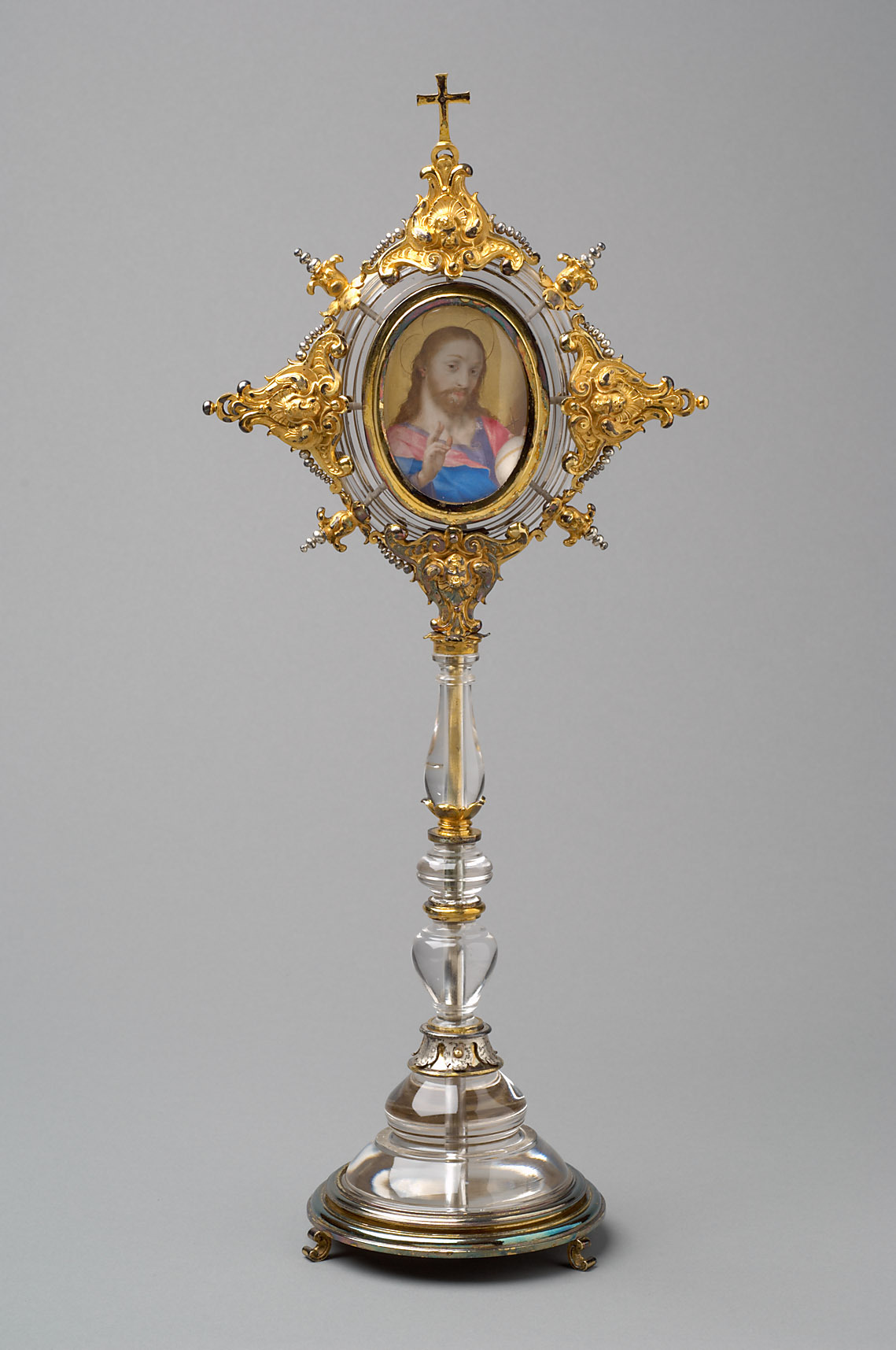 Kunsthistorisches Museum Ostensorium mit Miniaturen Christi und Mariae