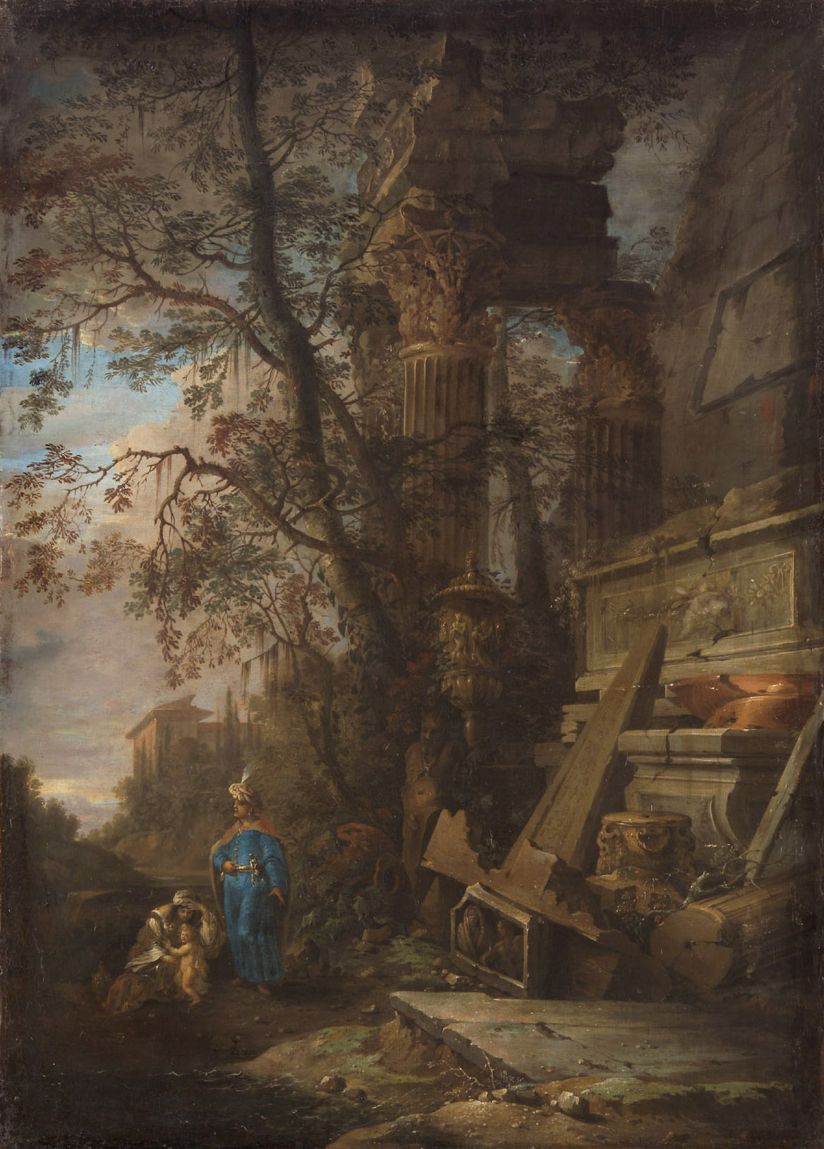 Verstoßung der Hagar, Philips Augustijn Immenraet, 1637-1659