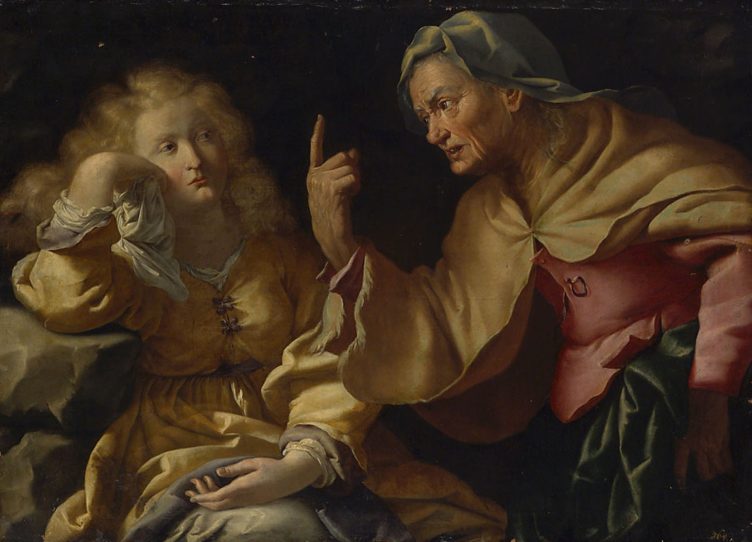 Martha tadelt ihre eitle Schwester Maria Magdalena, Francesco Incarnatini, 1641